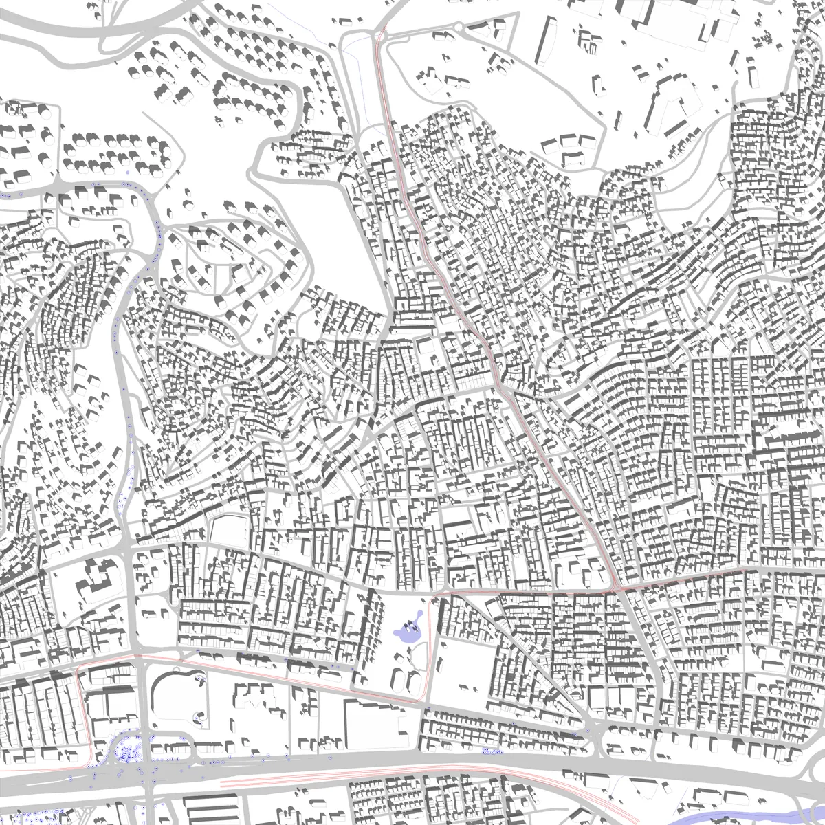 İzmit altlık harita (2,5 km)