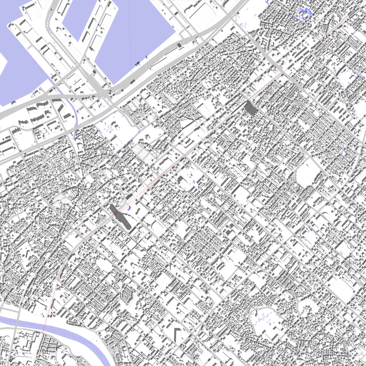 泉大津 敷地図 (2.5 km)