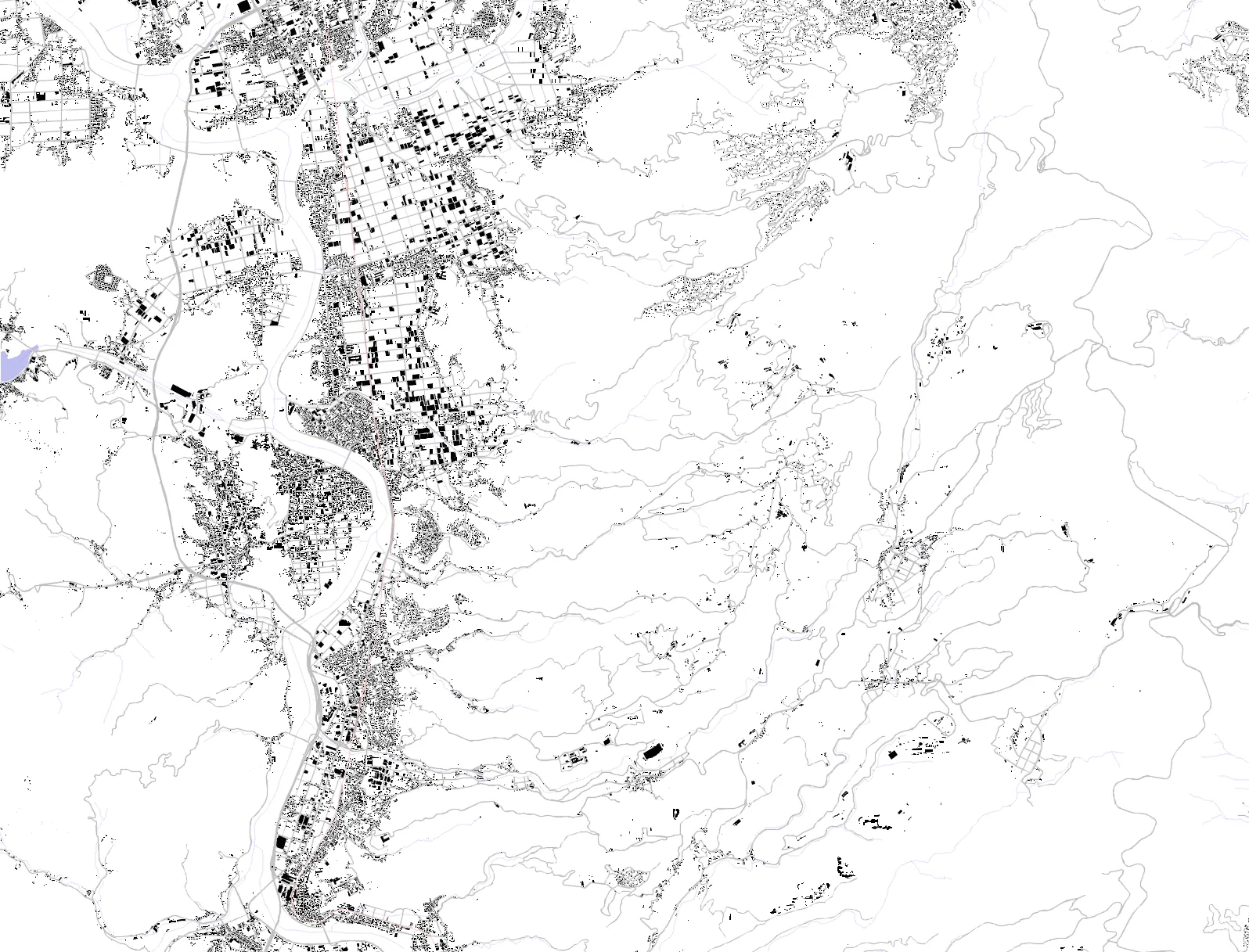 Izunokuni figure ground plan