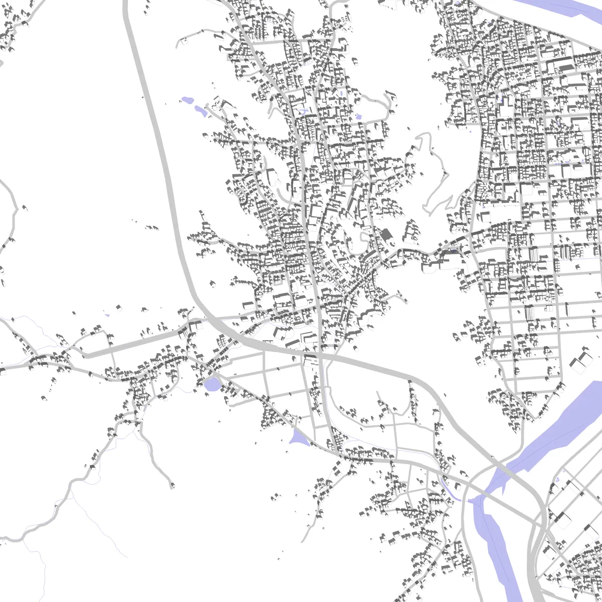 Izunokuni site plan (2.5 km)