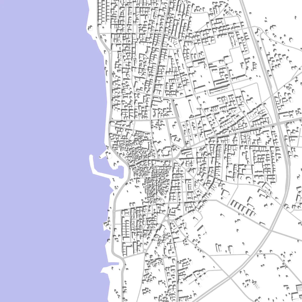 Jableh Lageplan (2,5 km)