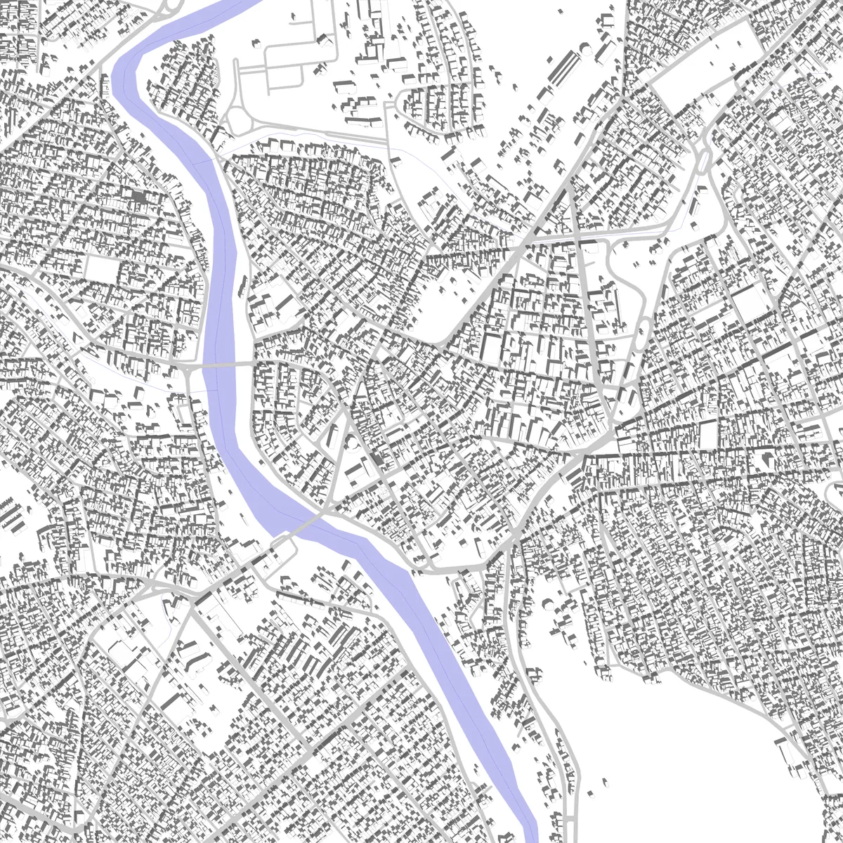 Jacareí Lageplan (2,5 km)