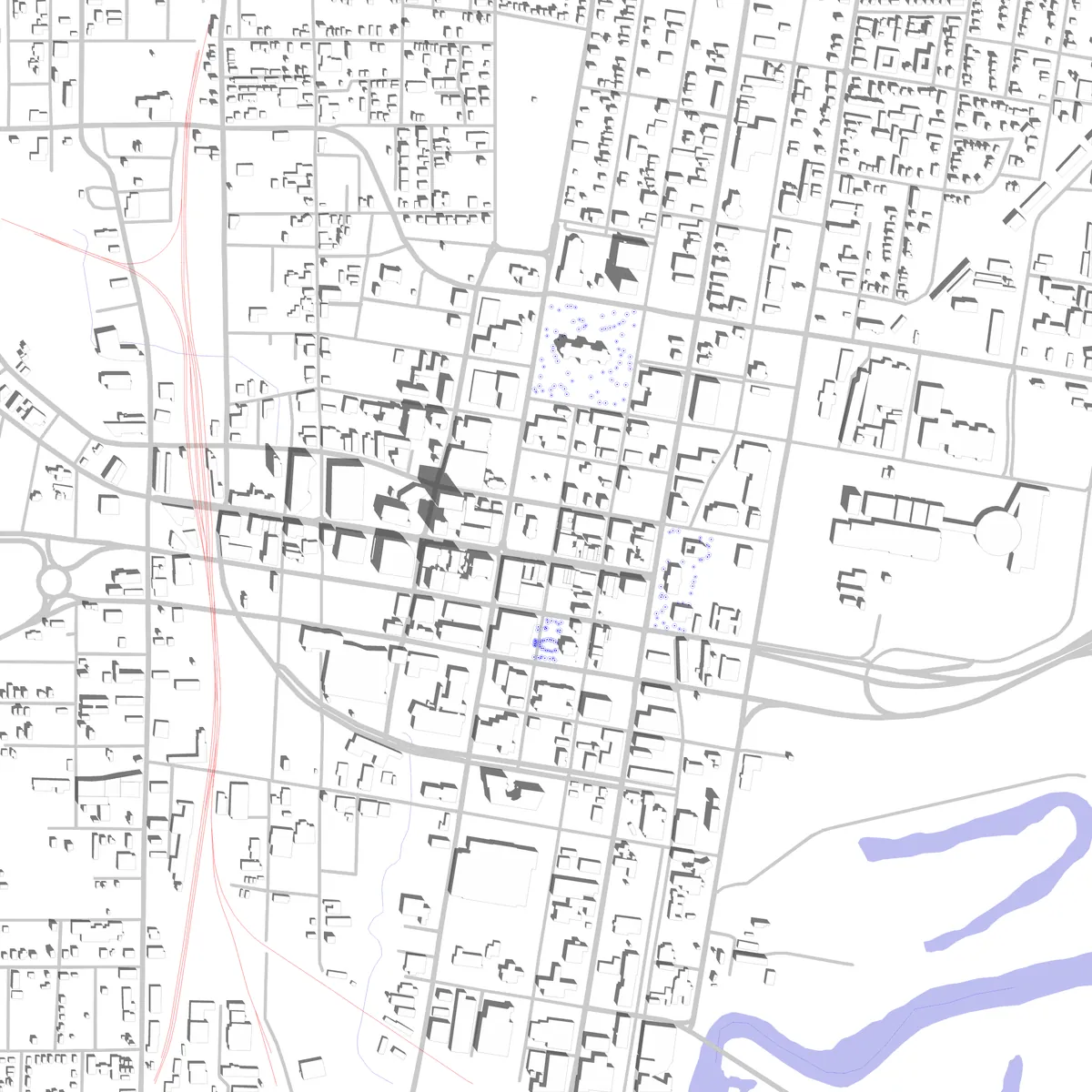 Jackson site plan (2.5 km)