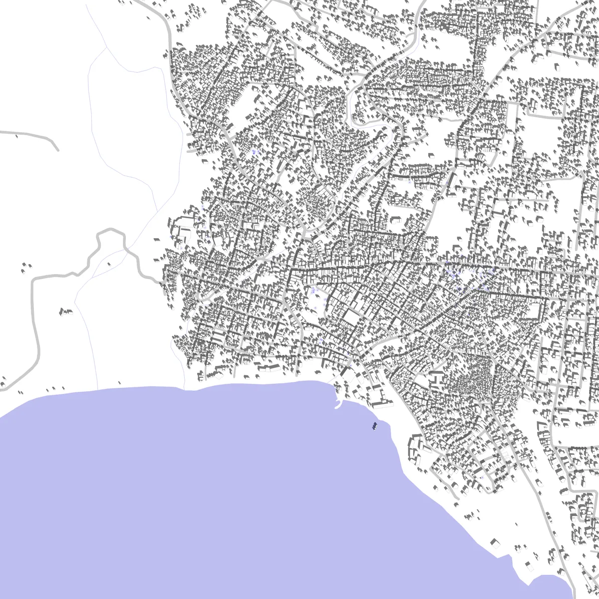 Jacmel plan de situation (2,5 km)