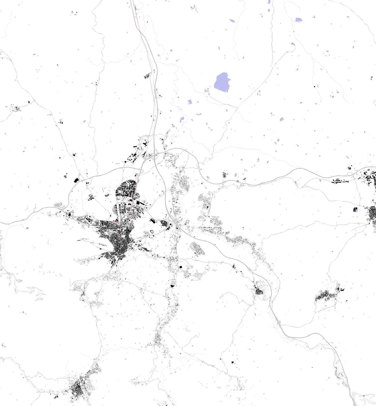 Jaén plano de masas