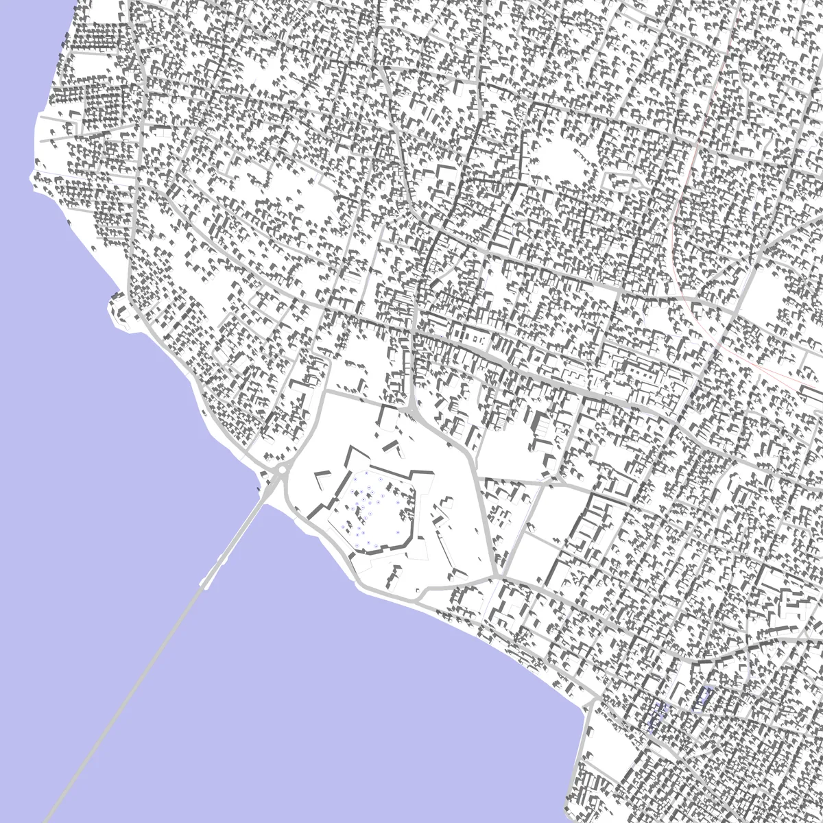 Jaffna Lageplan (2,5 km)