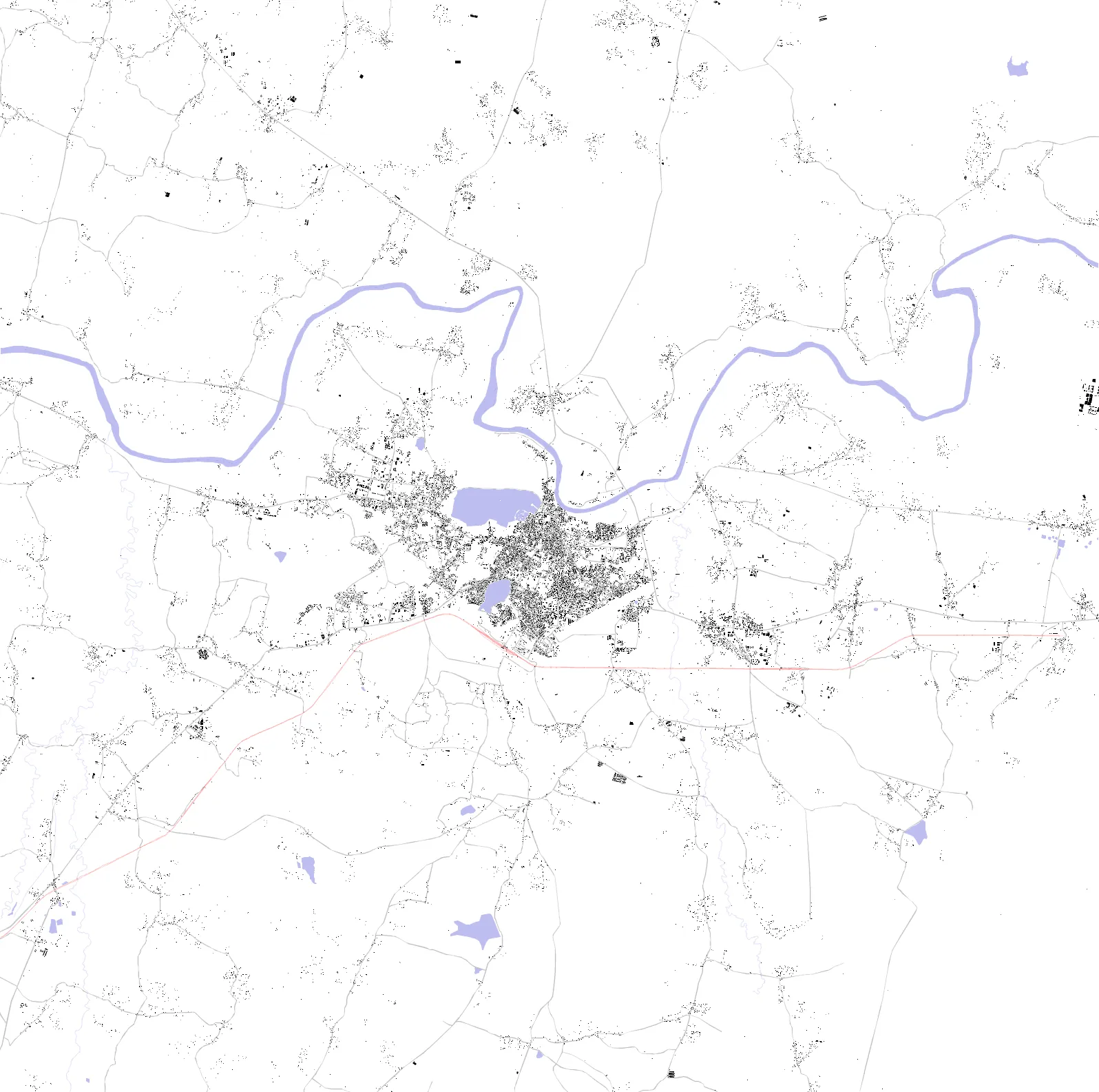 Jagdalpur Schwarzplan