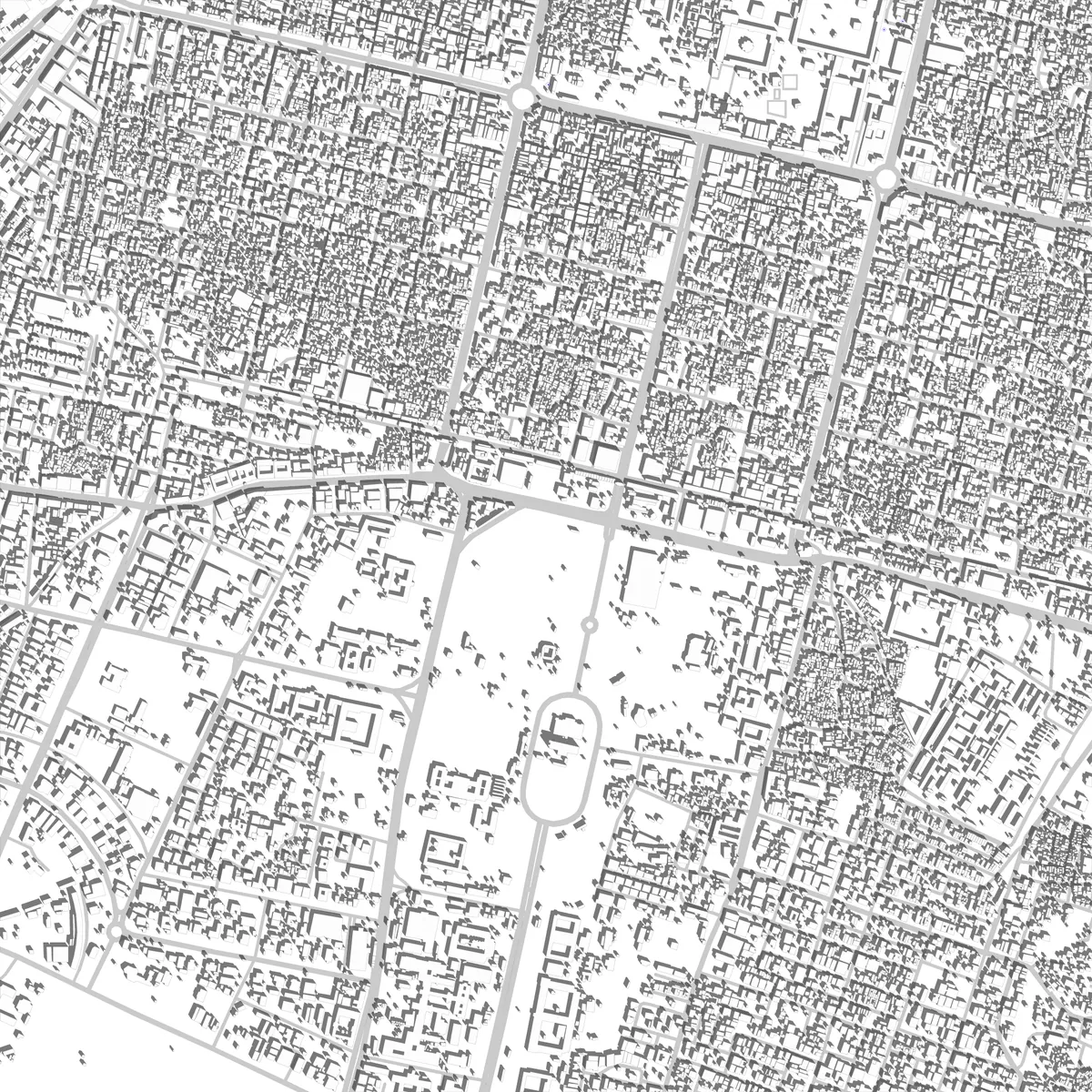 Jaipur Lageplan (2,5 km)