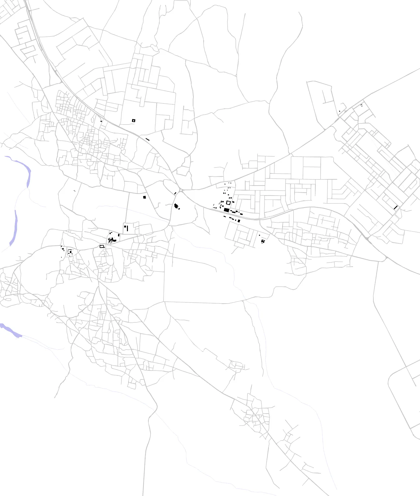 Jalan Bani Bu Ali figure ground plan