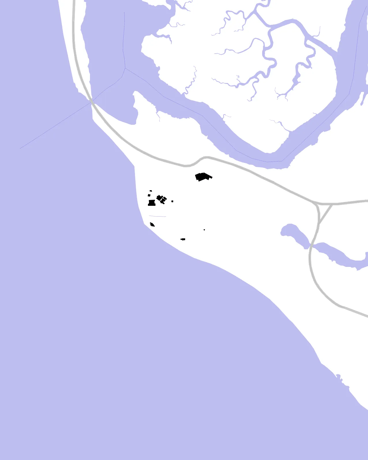 Jamestown figure ground plan