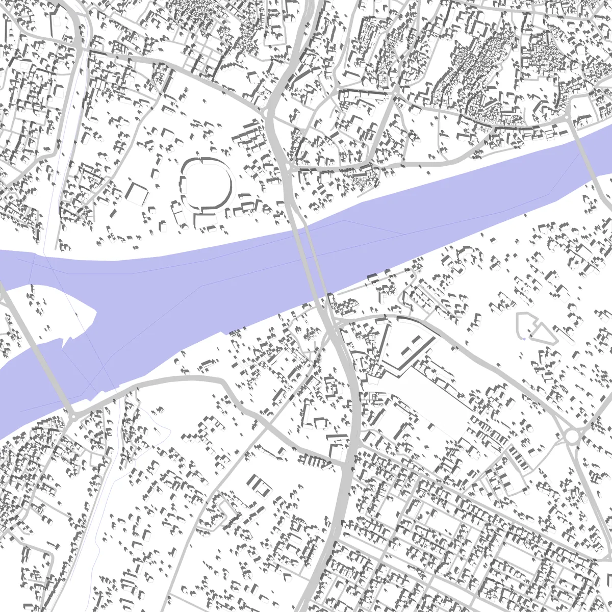 Jammu Lageplan (2,5 km)