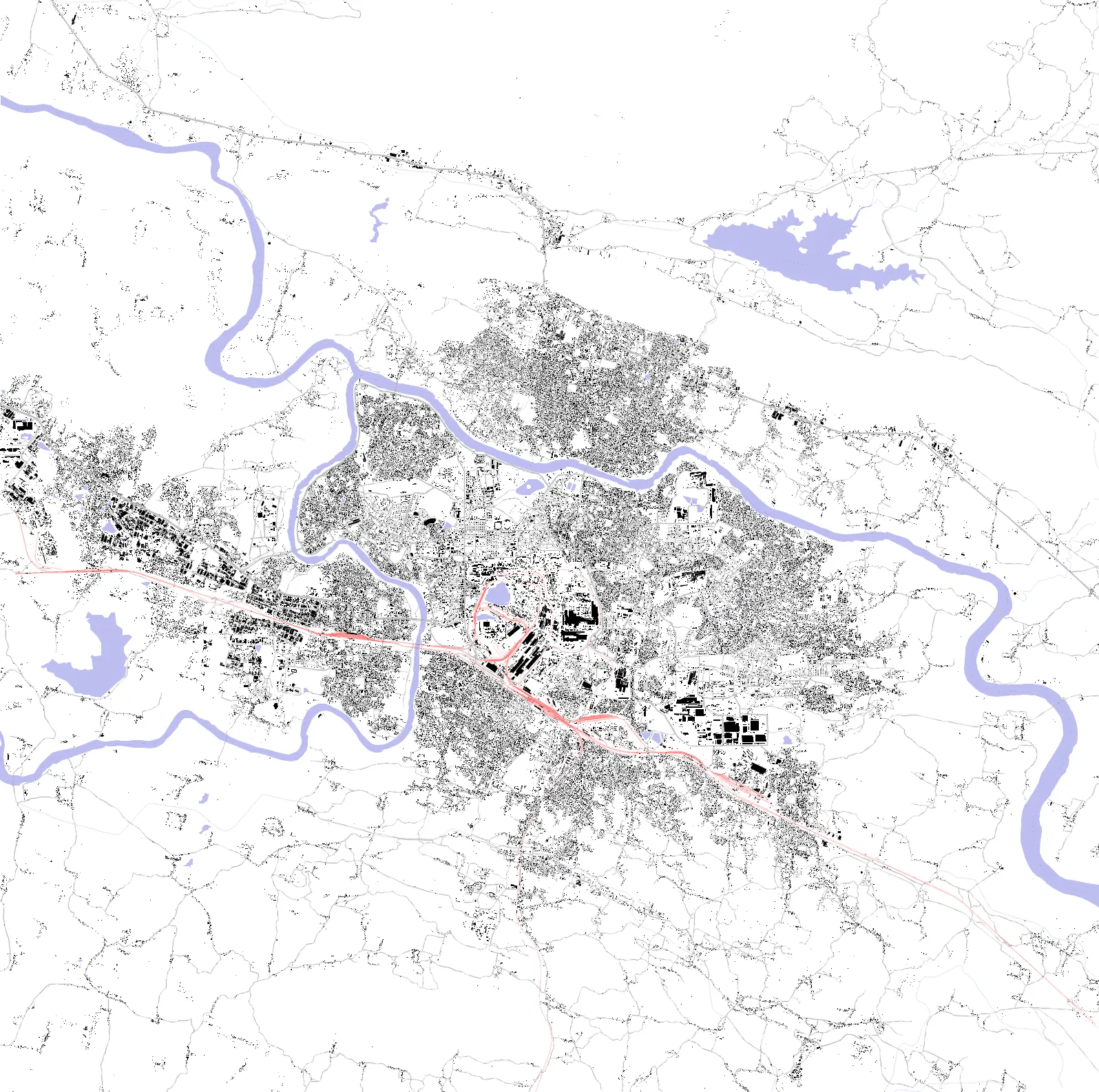Jamshedpur Schwarzplan