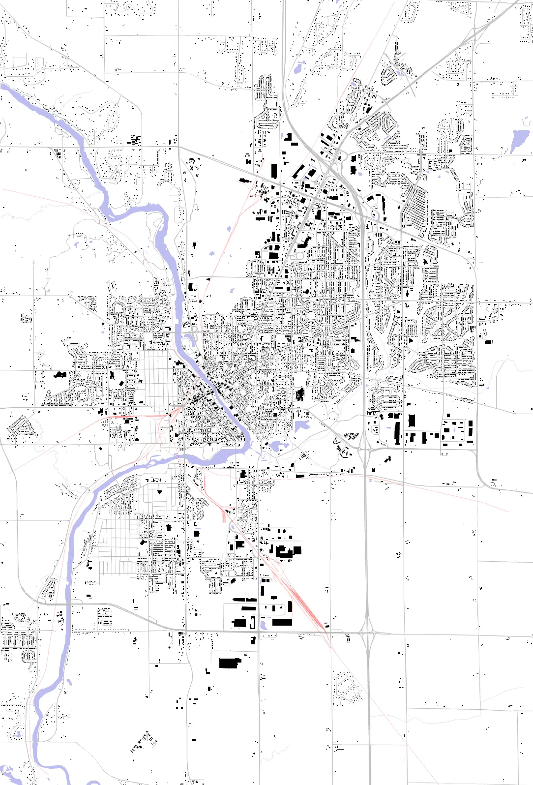 Janesville Schwarzplan