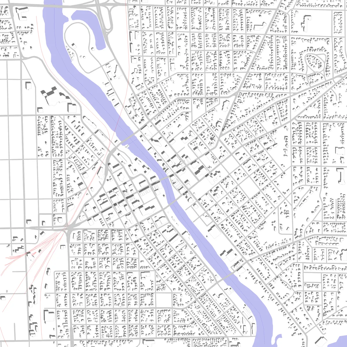 Janesville Lageplan (2,5 km)