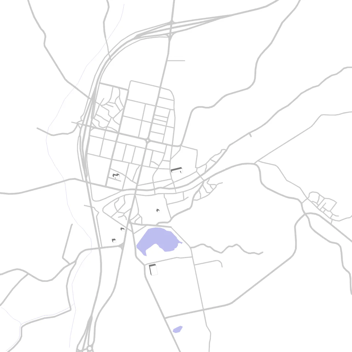 Jangsu Lageplan (2,5 km)