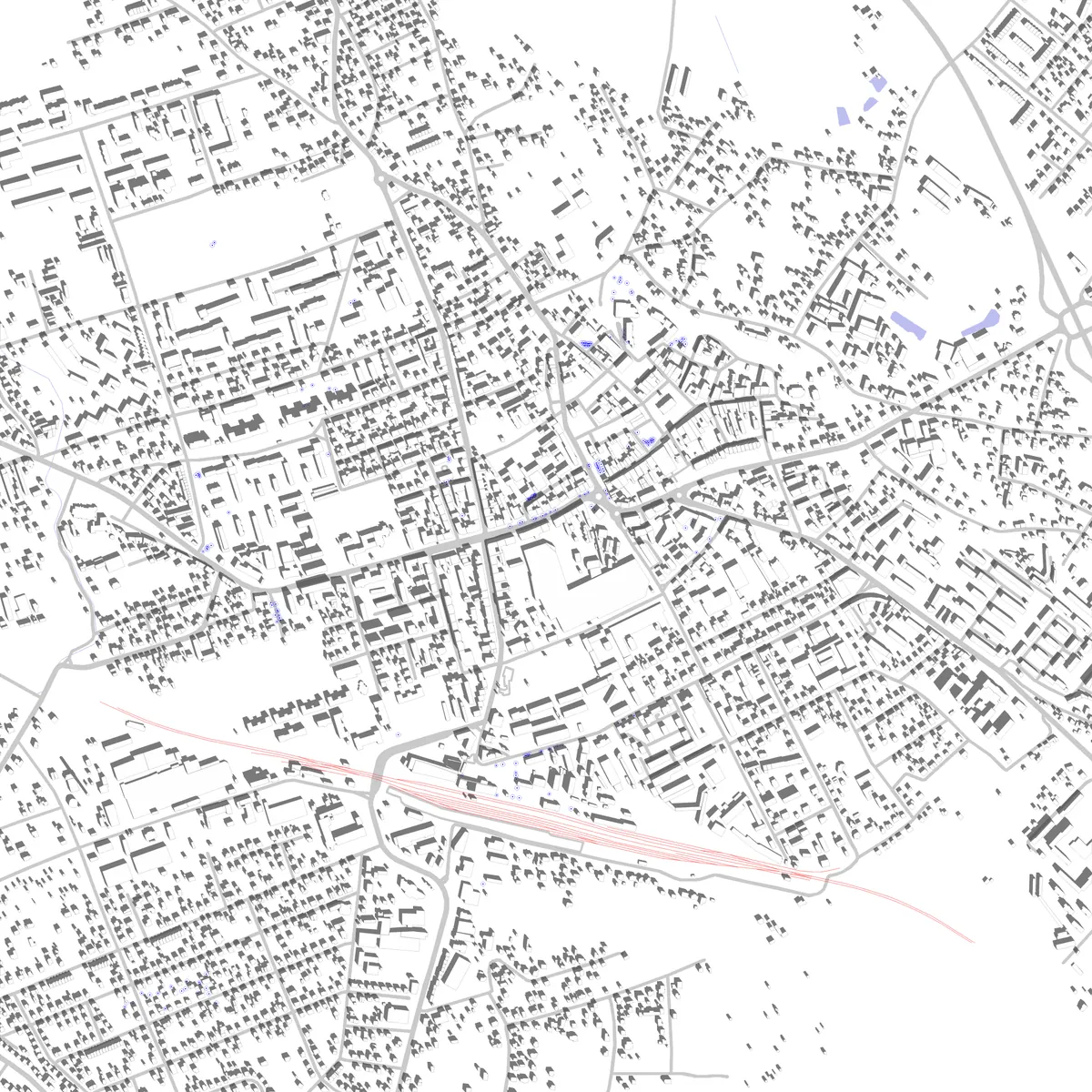 Jarosław plan zagospodarowania (2,5 km)