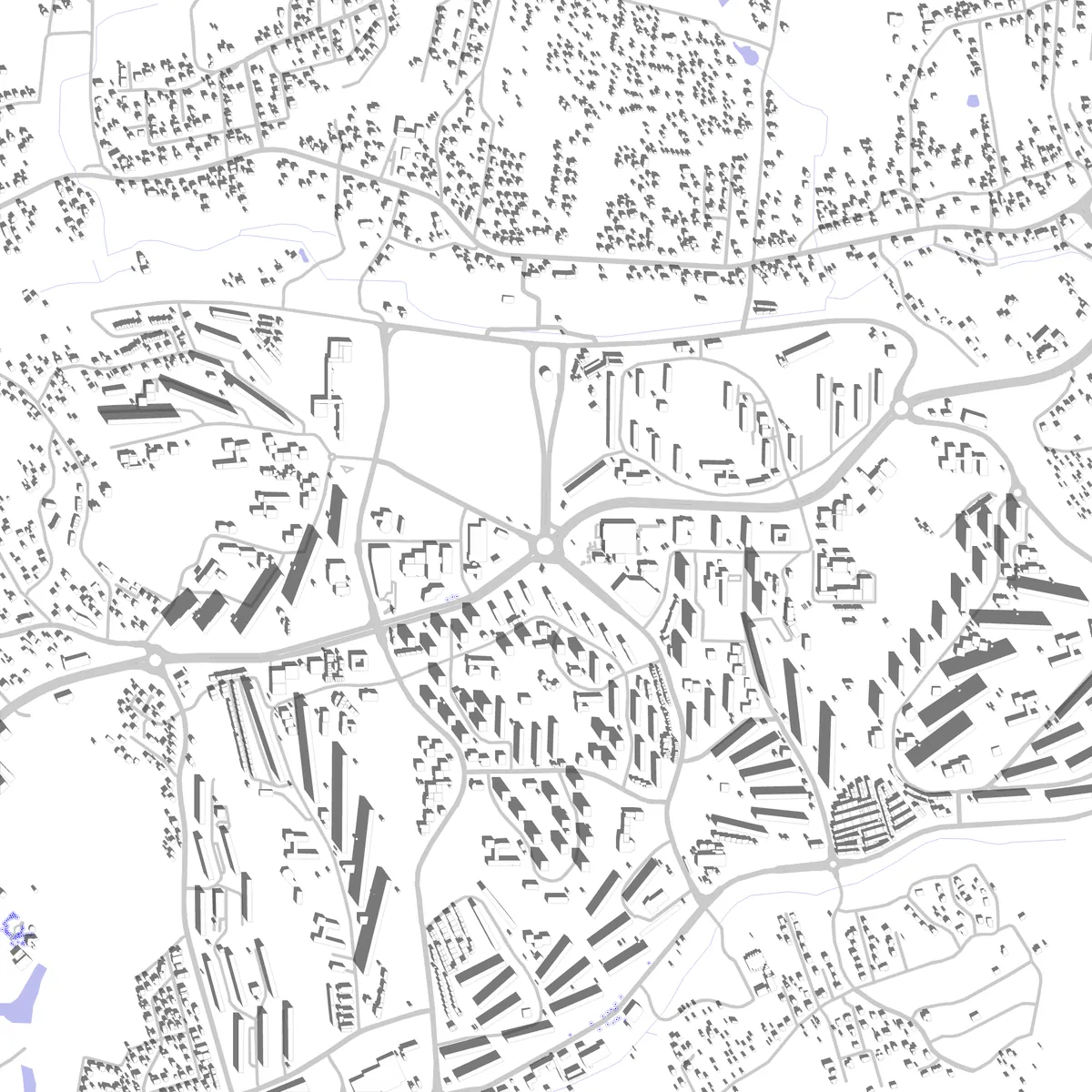 Jastrzębie-Zdrój plan zagospodarowania (2,5 km)