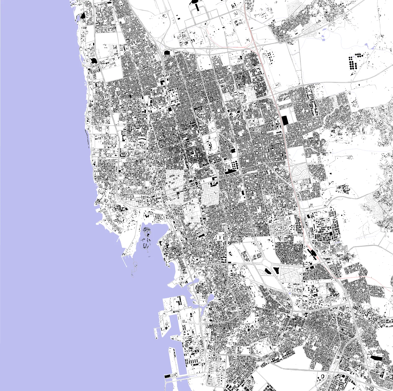 Jeddah figure ground plan