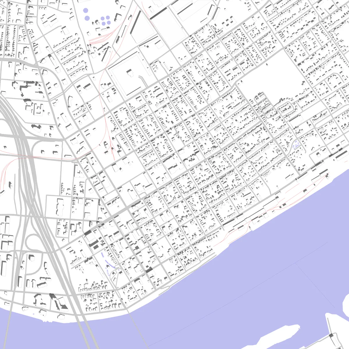 Jeffersonville site plan (2.5 km)