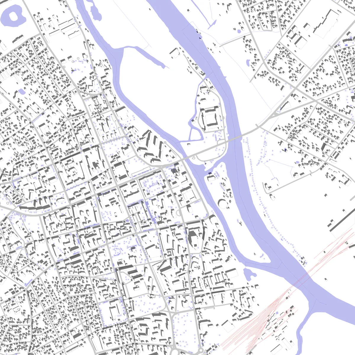Jelgava Lageplan (2,5 km)