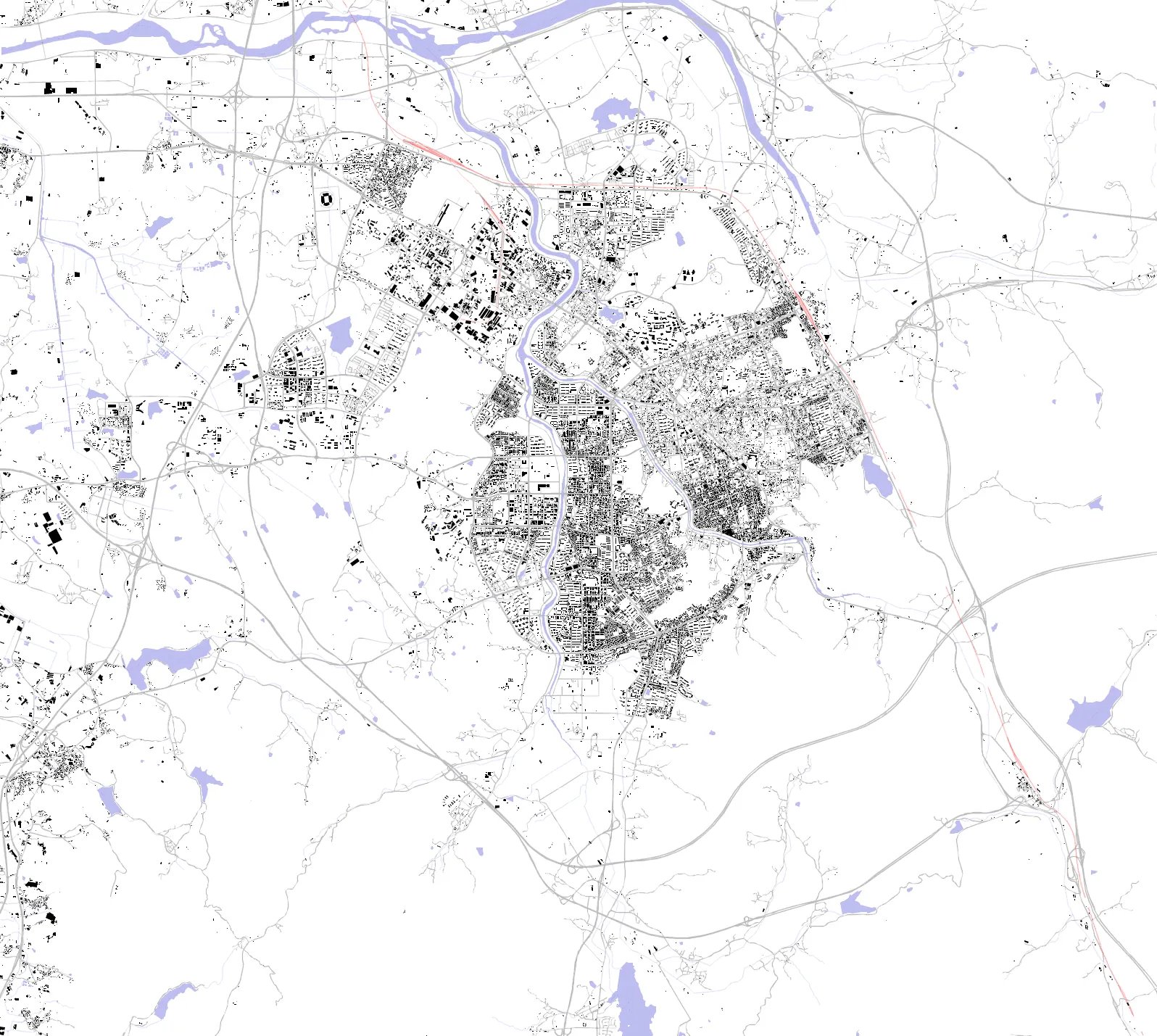 Jeonju figure ground plan