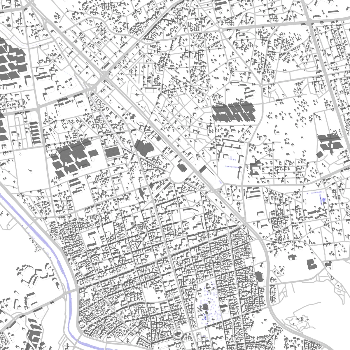 Jeonju site plan (2.5 km)