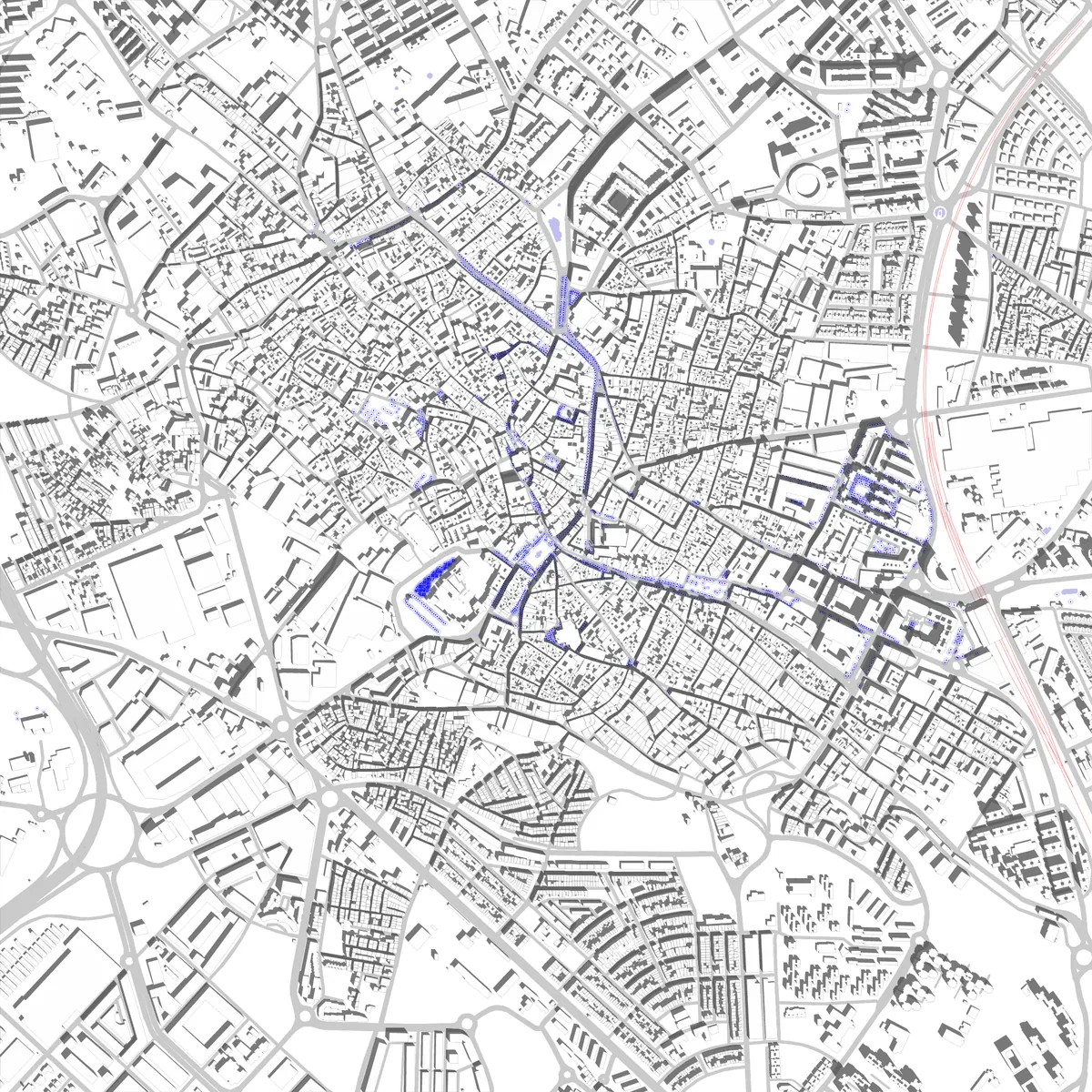 Jerez de la Frontera site plan (2.5 km)