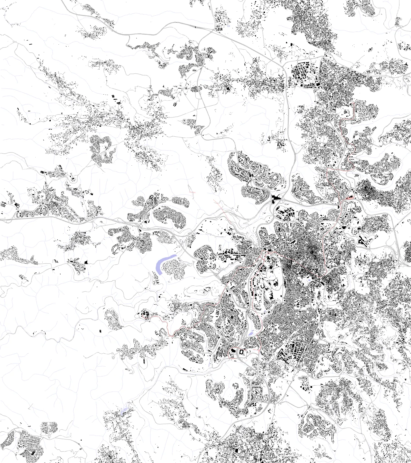 Jerusalem figure ground plan