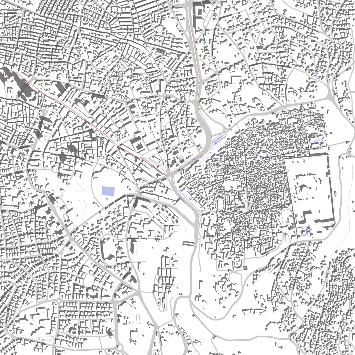 Jerusalem site plan (2.5 km)