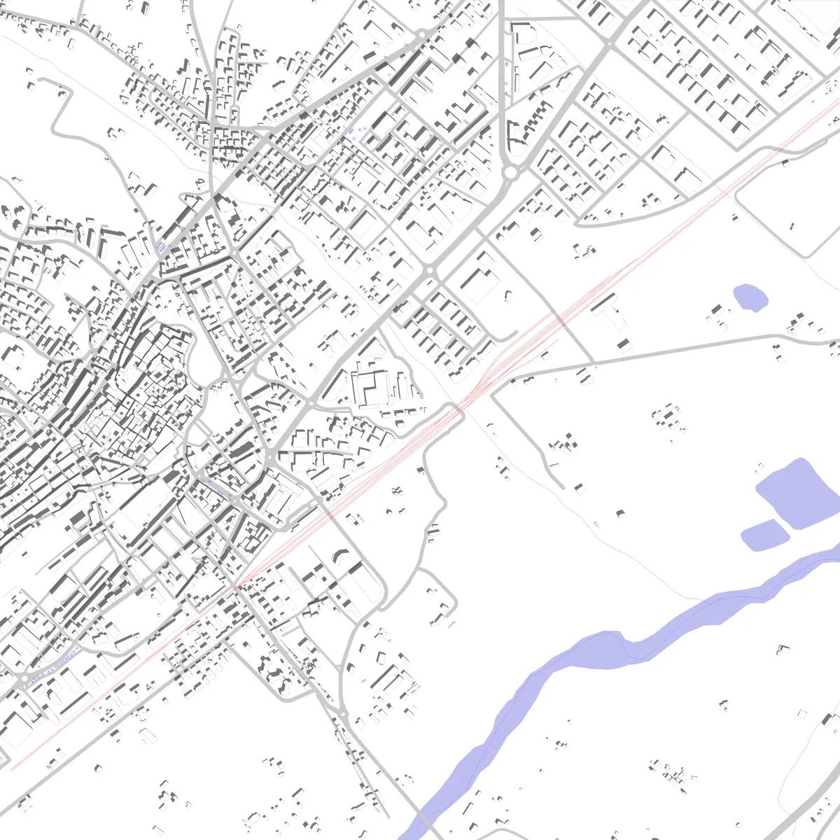Jesi Lageplan (2,5 km)