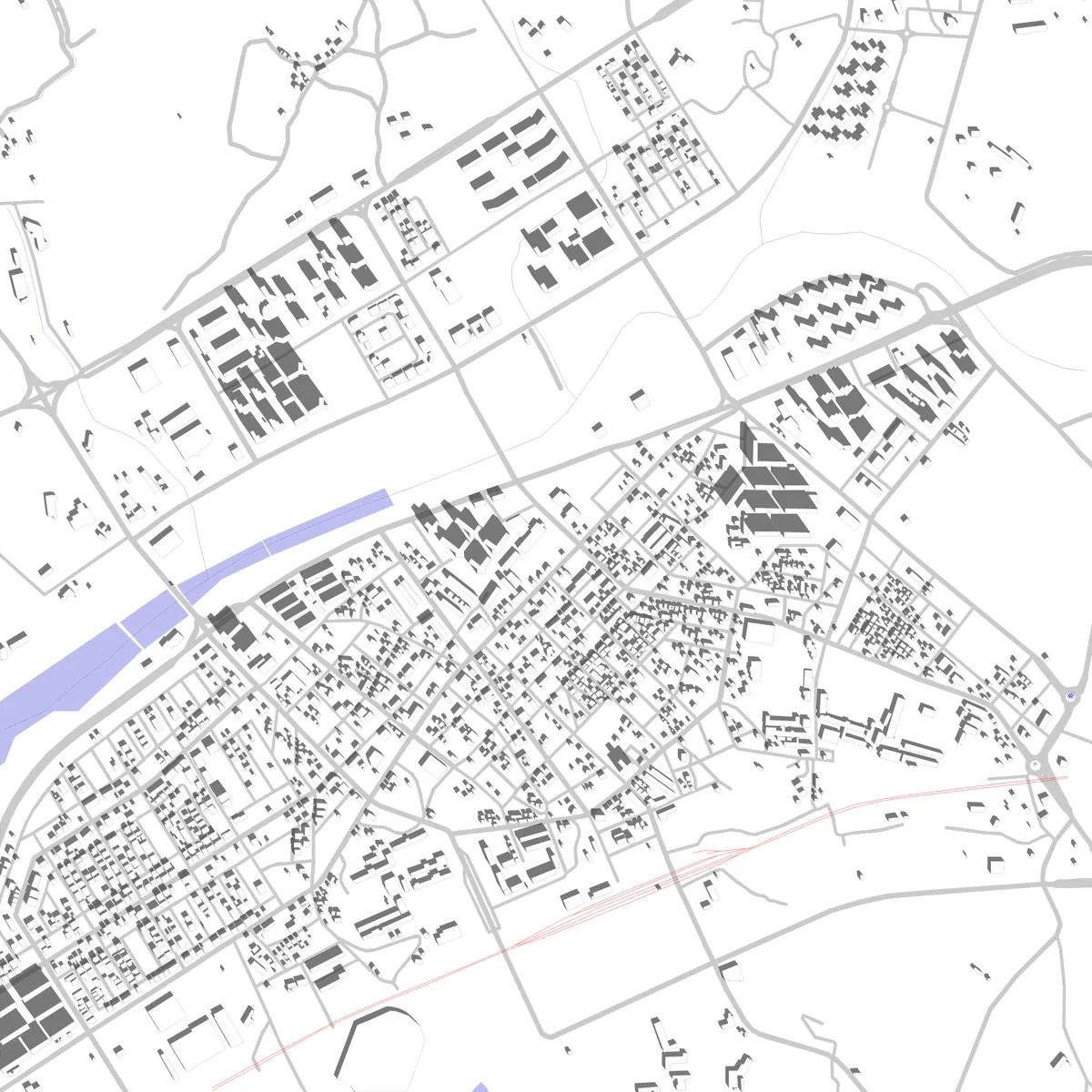 증평 대지현황도 (2.5 km)