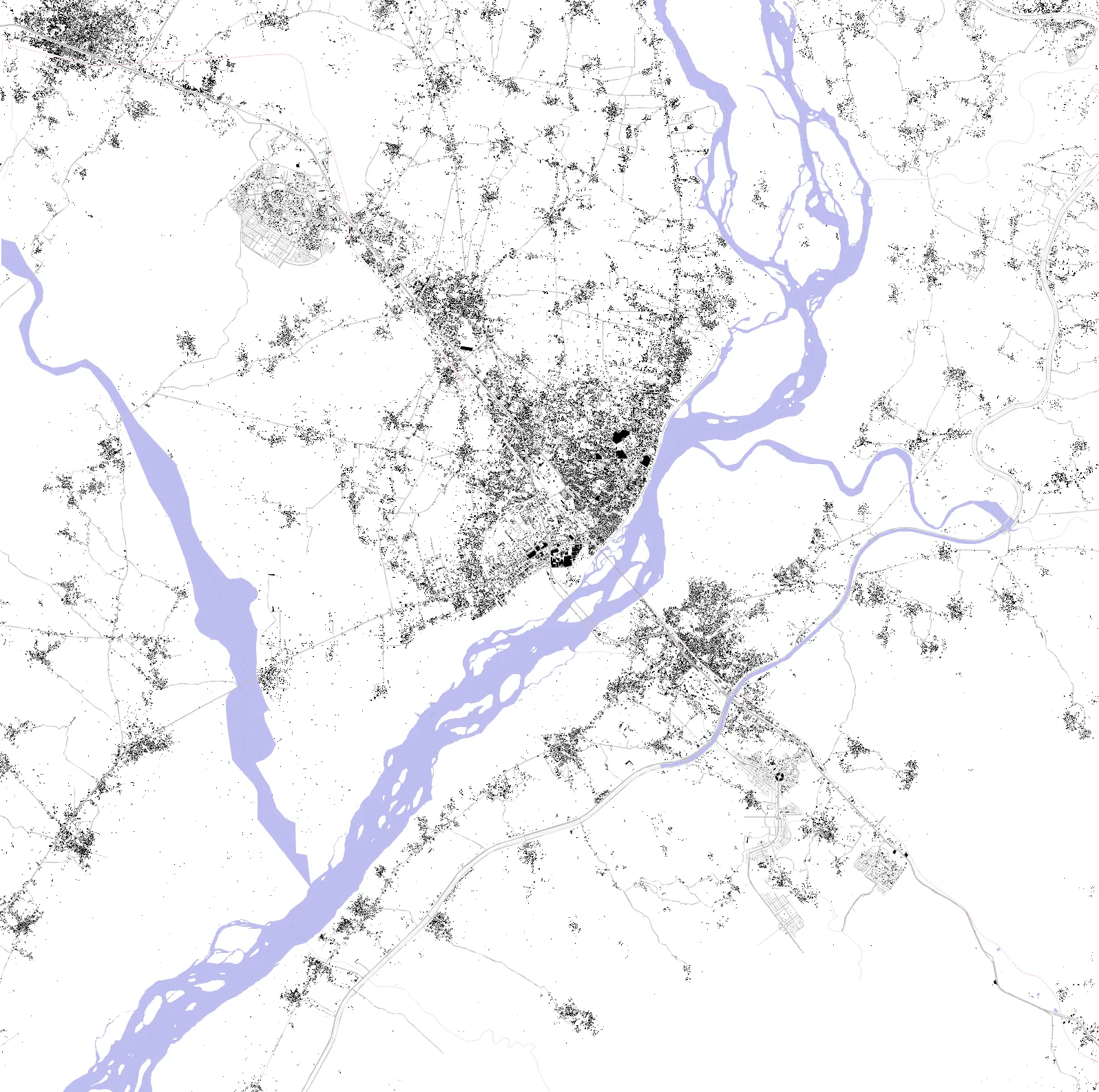 Jhelum figure ground plan
