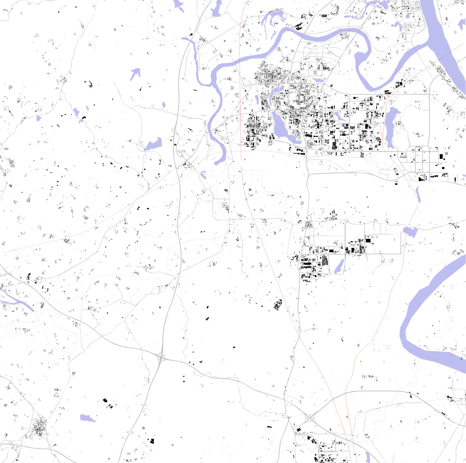 Ji'an figure ground plan