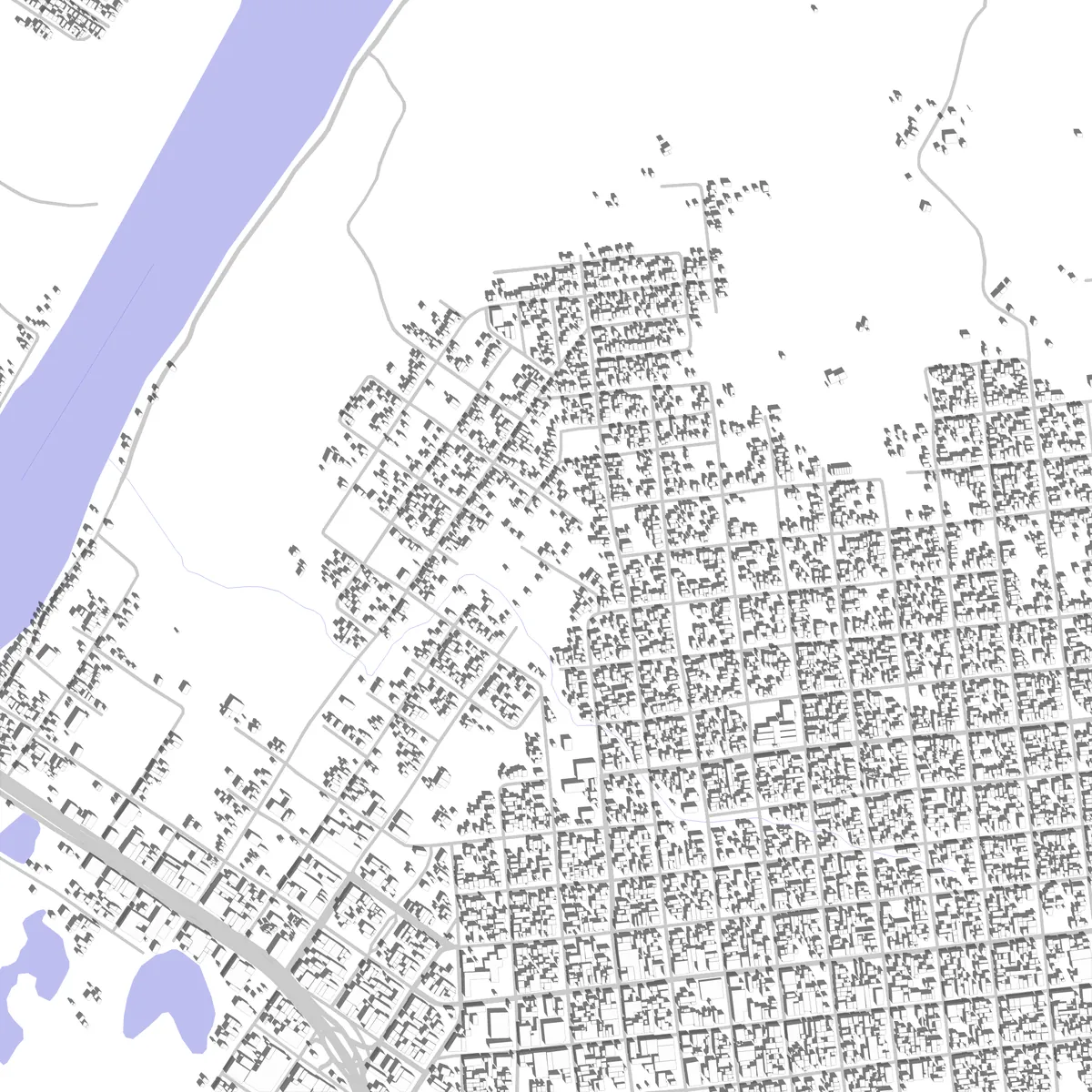 Ji-Paraná planta de localização (2,5 km)