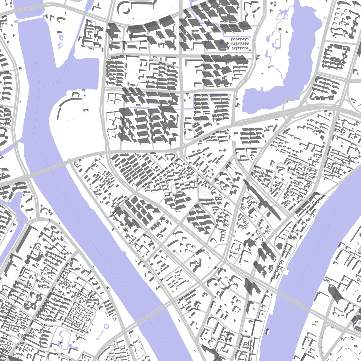 江北 场地现状图 (2.5 km)