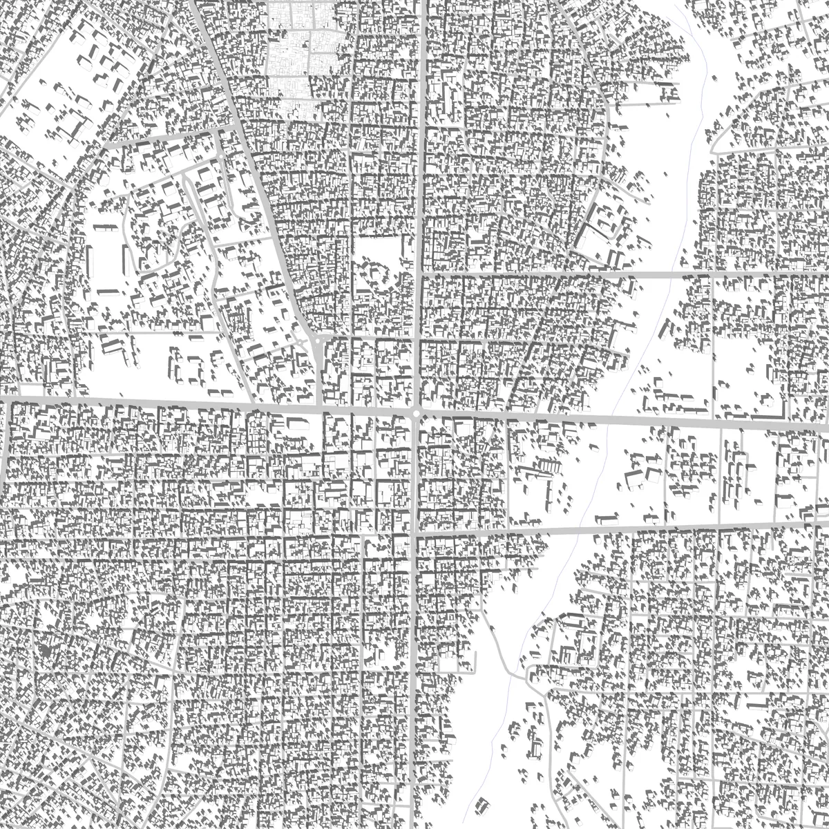 Jijiga Lageplan (2,5 km)