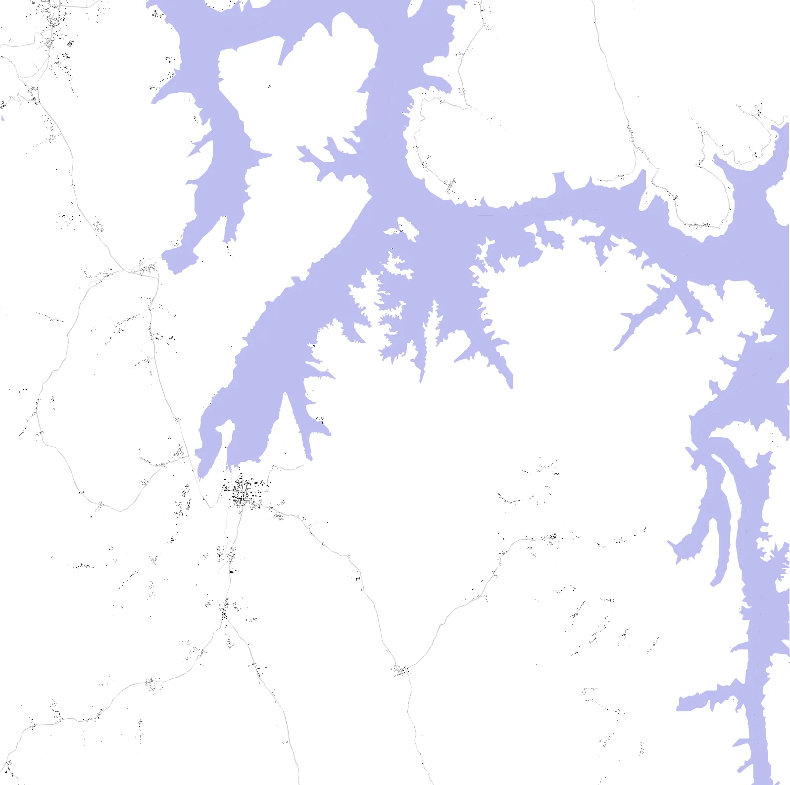 Jilin City figure ground plan