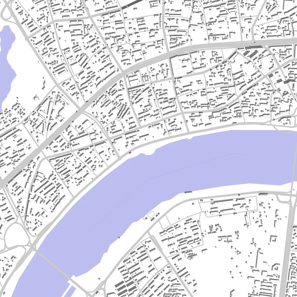 Jilin City site plan (2.5 km)