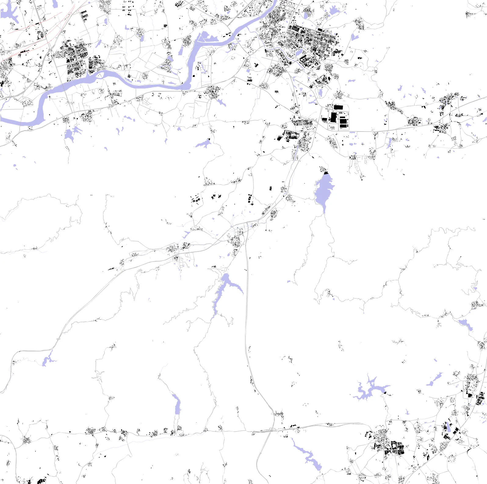 Jinhua figure ground plan