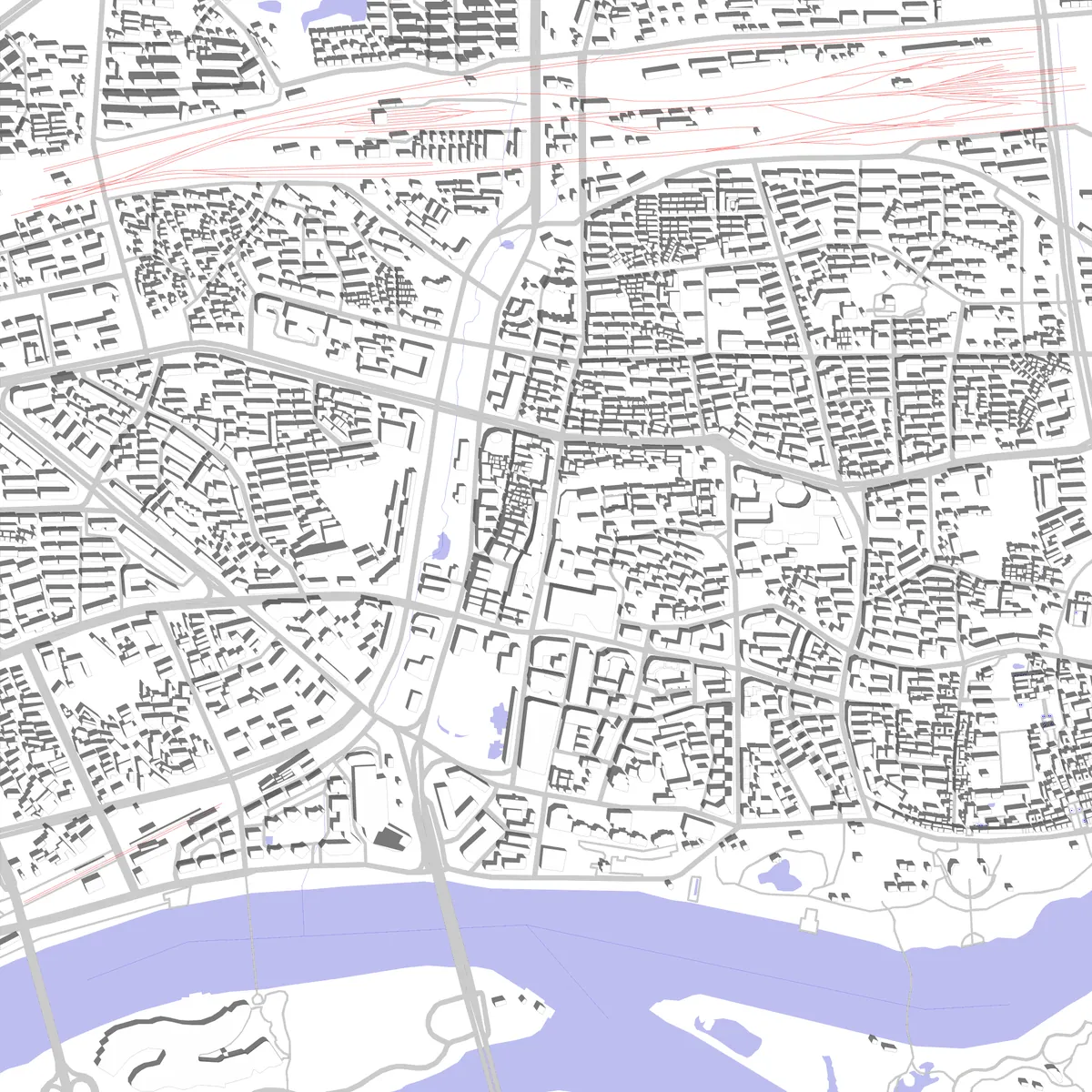 Jinhua site plan (2.5 km)
