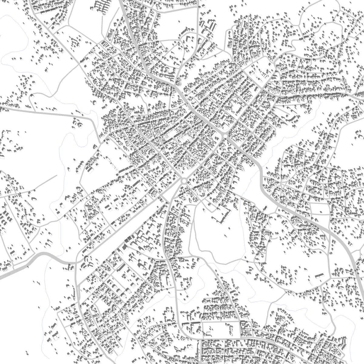 Jinka Lageplan (2,5 km)
