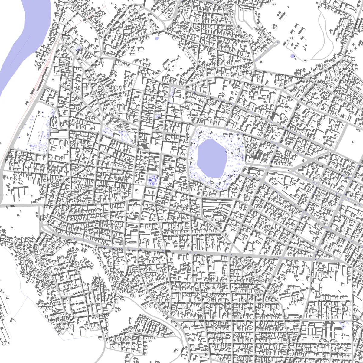 João Pessoa planta de localização (2,5 km)