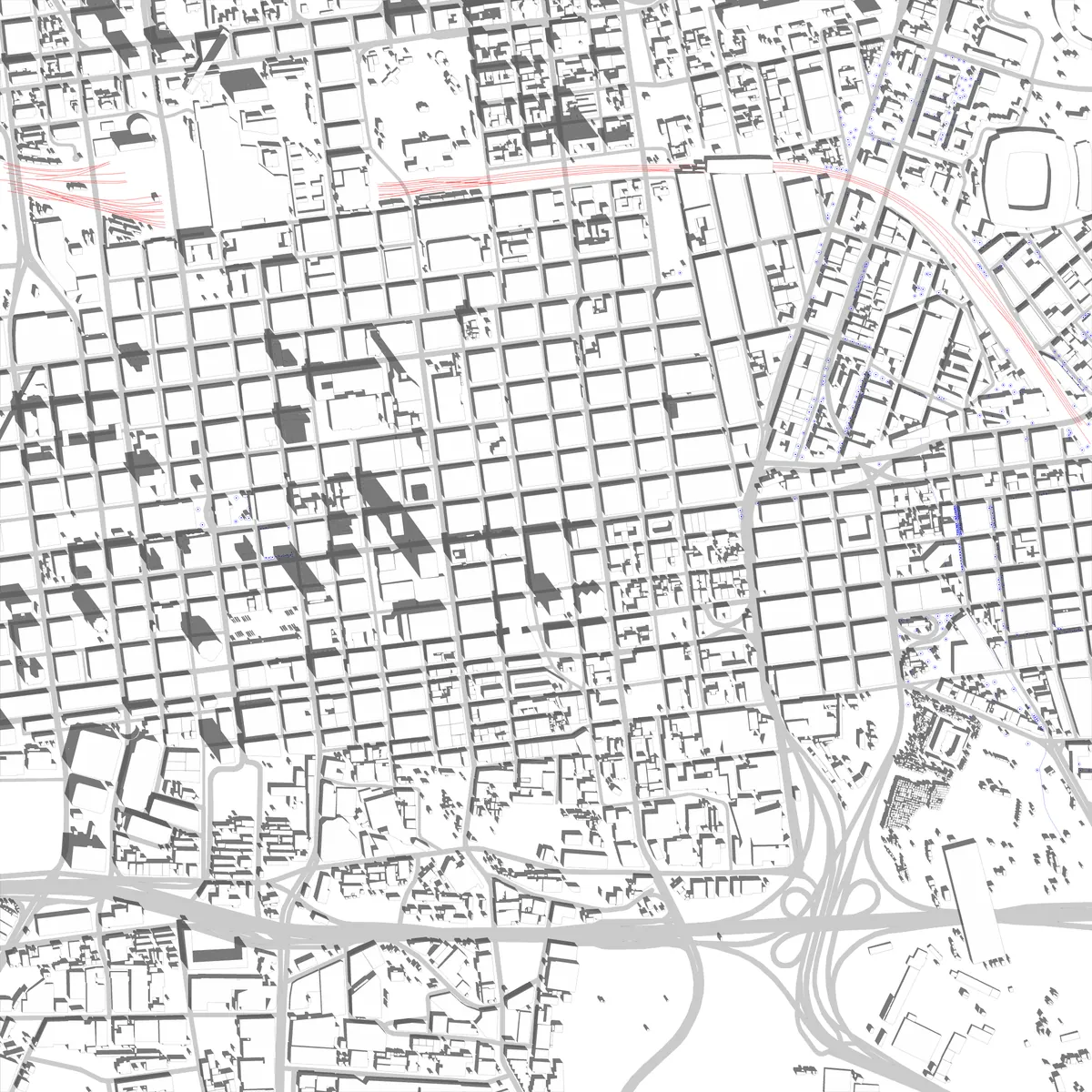 Johannesburg site plan (2.5 km)