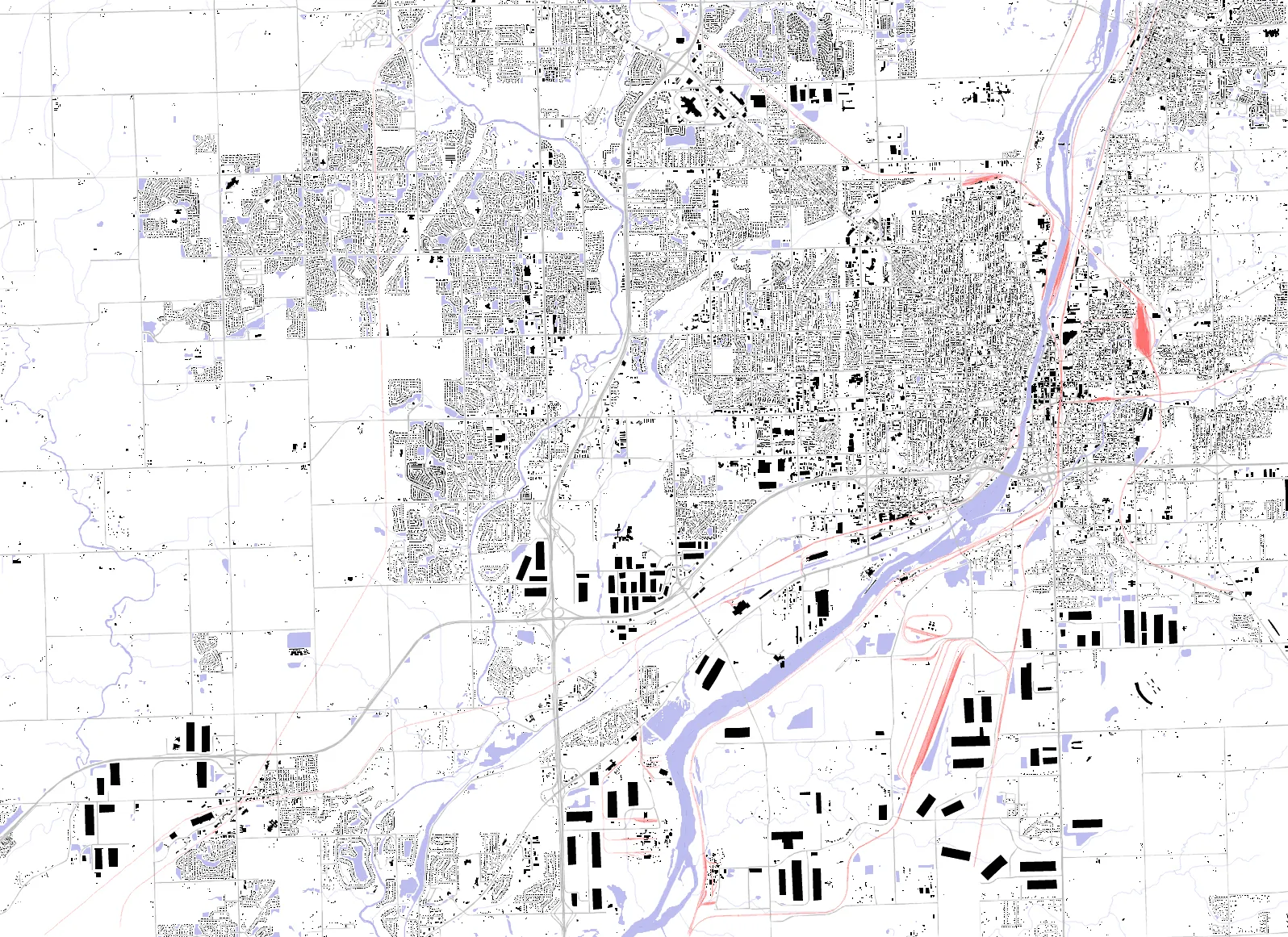 Joliet figure ground plan