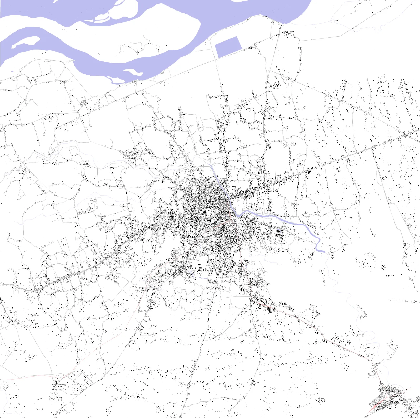 Jorhat figure ground plan