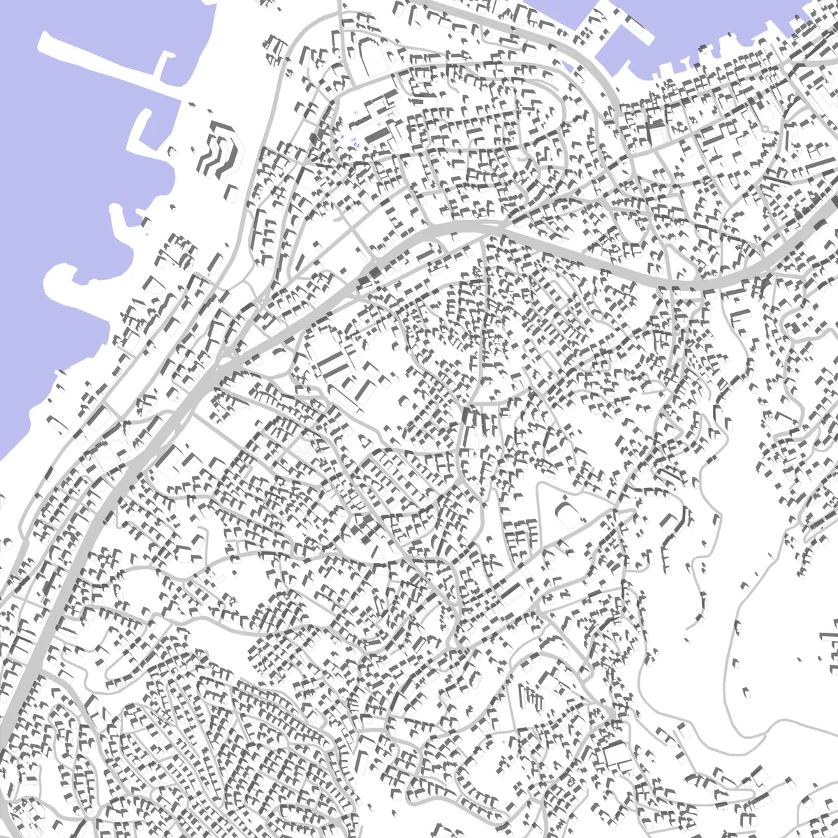 Jounieh site plan (2.5 km)