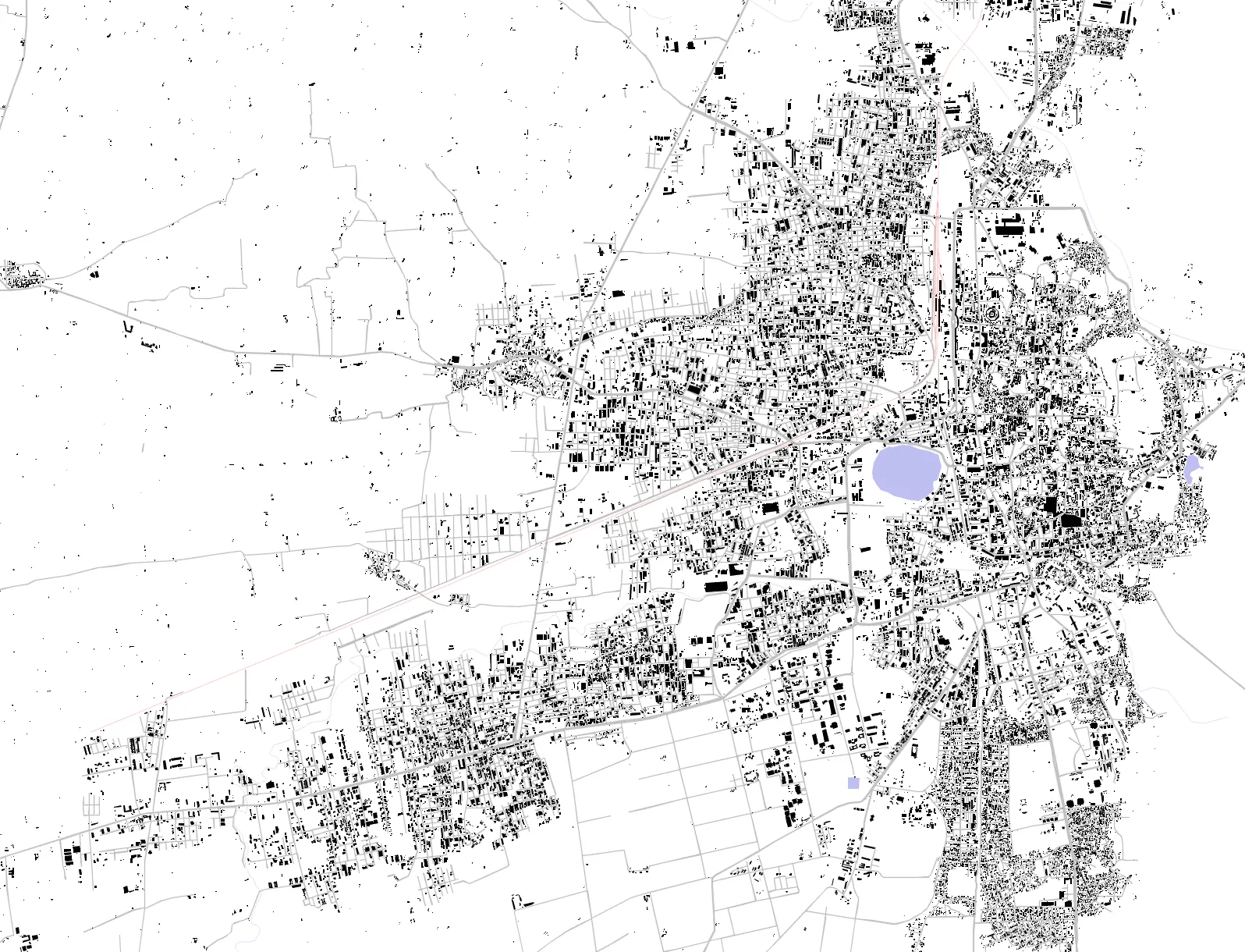 Junagadh figure ground plan