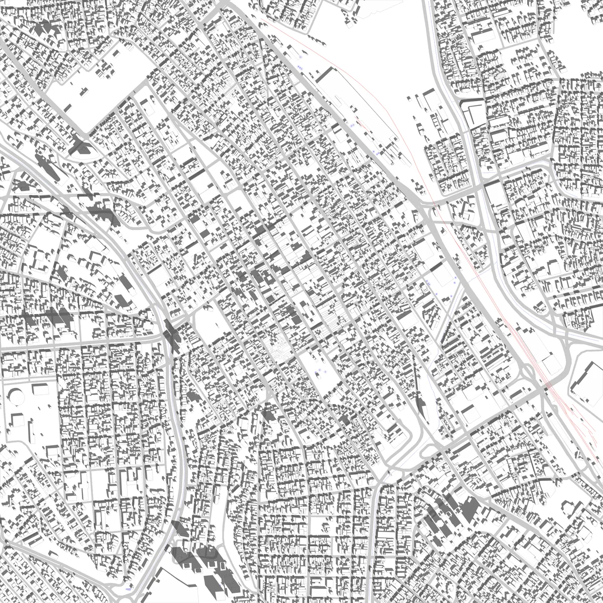 Jundiaí Lageplan (2,5 km)