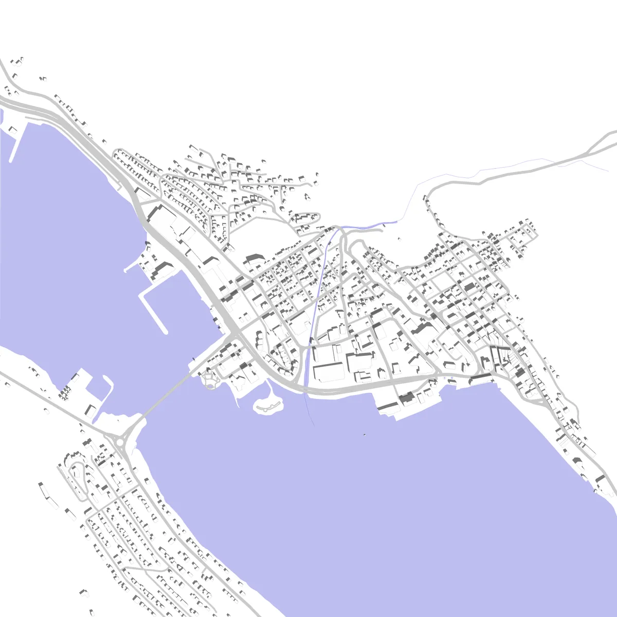 Juneau Lageplan (2,5 km)
