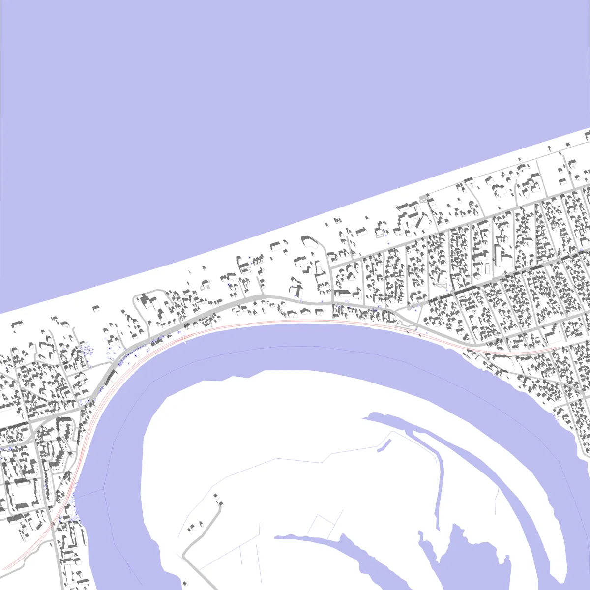 Jūrmala Lageplan (2,5 km)